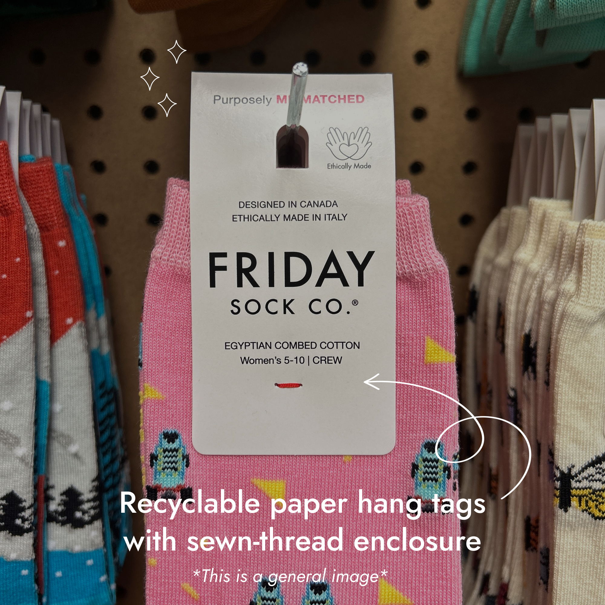 Friday Sock Co. - Chaussettes pour femmes - L'heure du thé