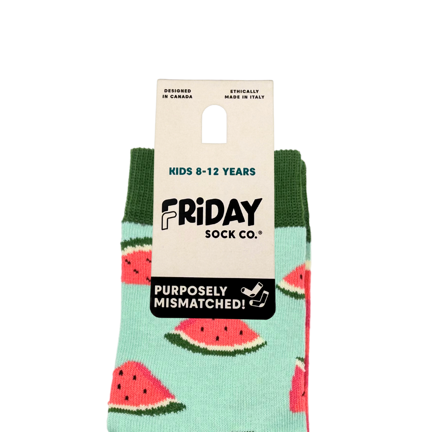 Friday Sock Co. - Chaussettes pastèque pour enfant: Petit (Âge 1-3)