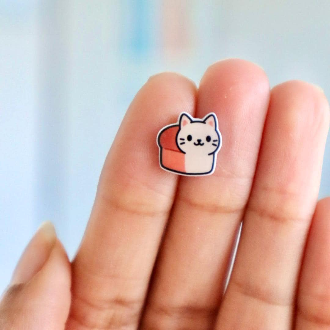 Stardoe Studio - Boucles d'oreilles Cat Loaf