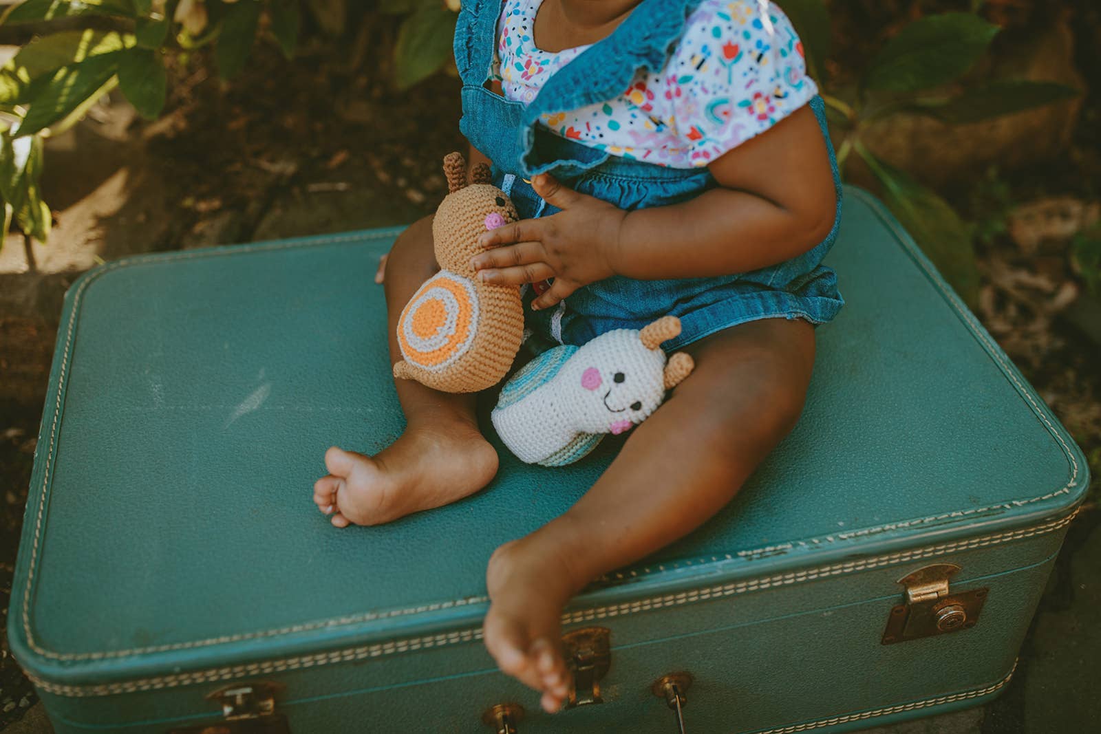 Garden Bug - Hochet en forme d'escargot.