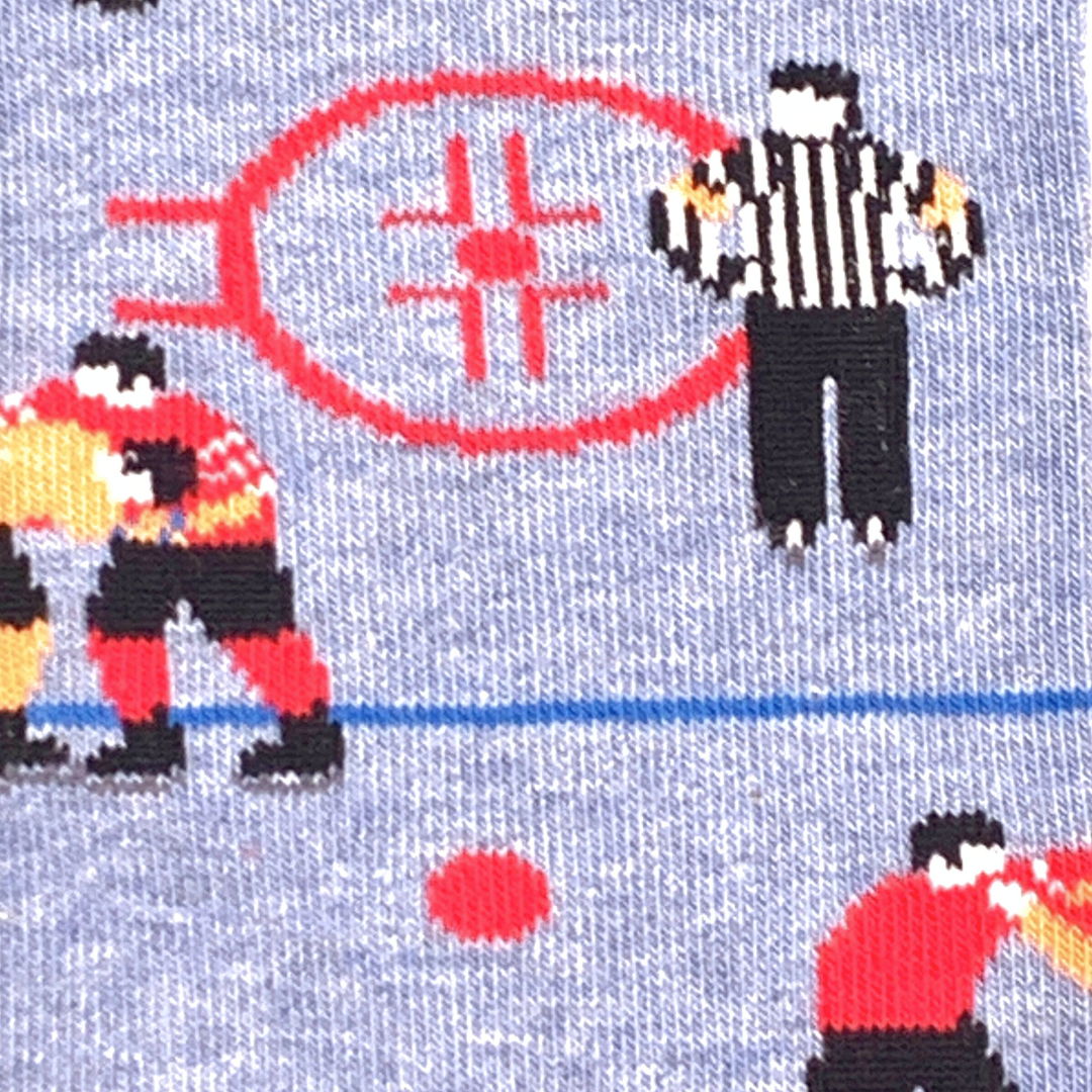 Friday Sock Co. - Chaussettes Scènes de Hockey Drôles pour Hommes