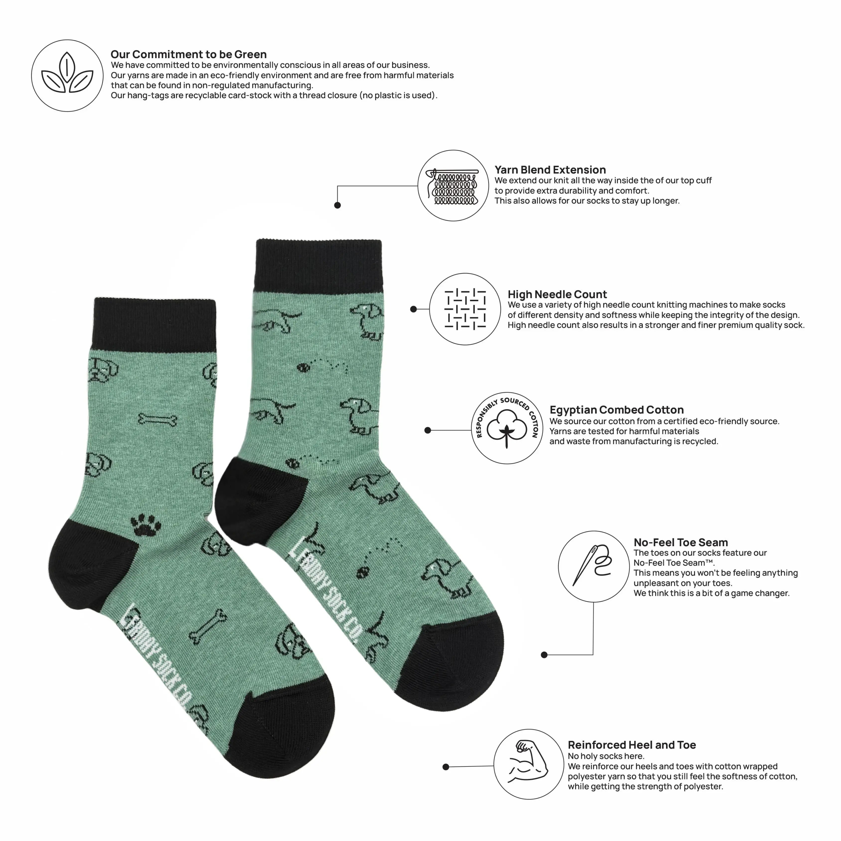 Friday Sock Co. - Chaussettes pour chien pour enfant