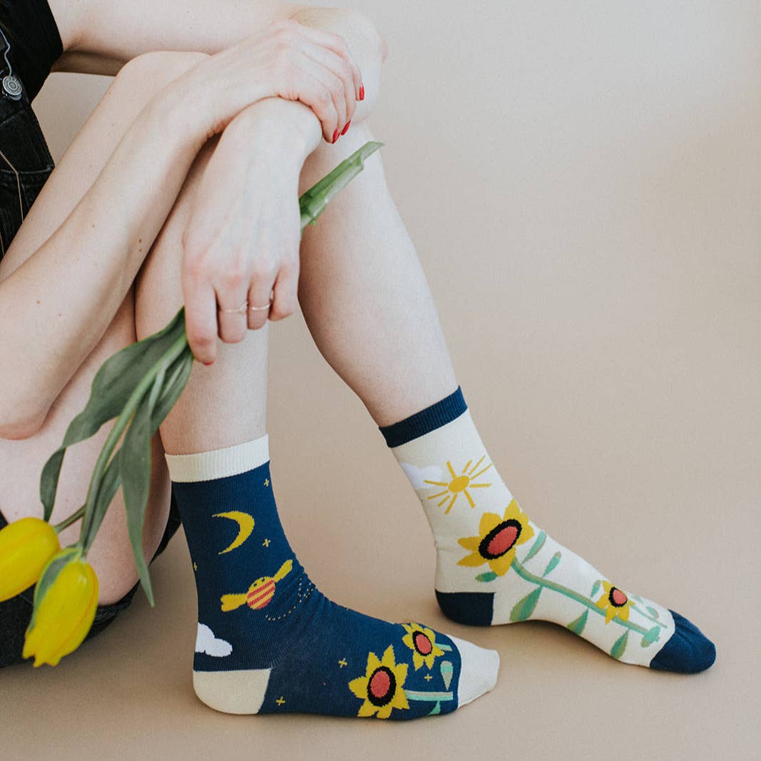 Friday Sock Co. - Chaussettes pour femmes - Tournesol