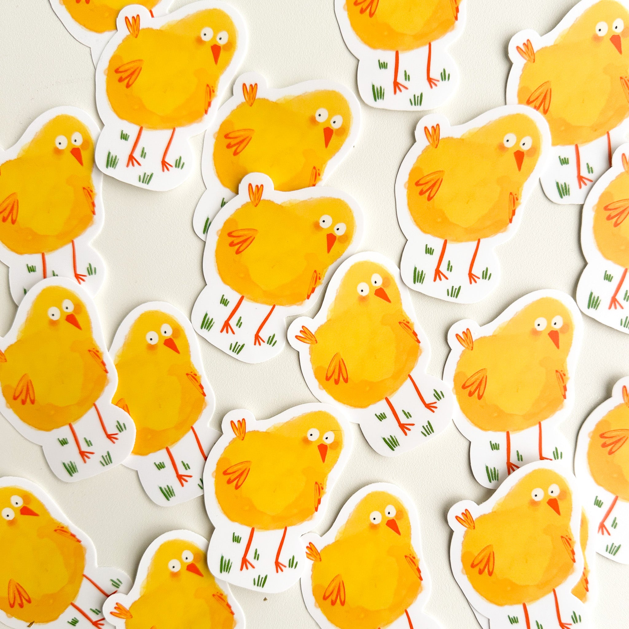 Autocollants - Le petit poussin