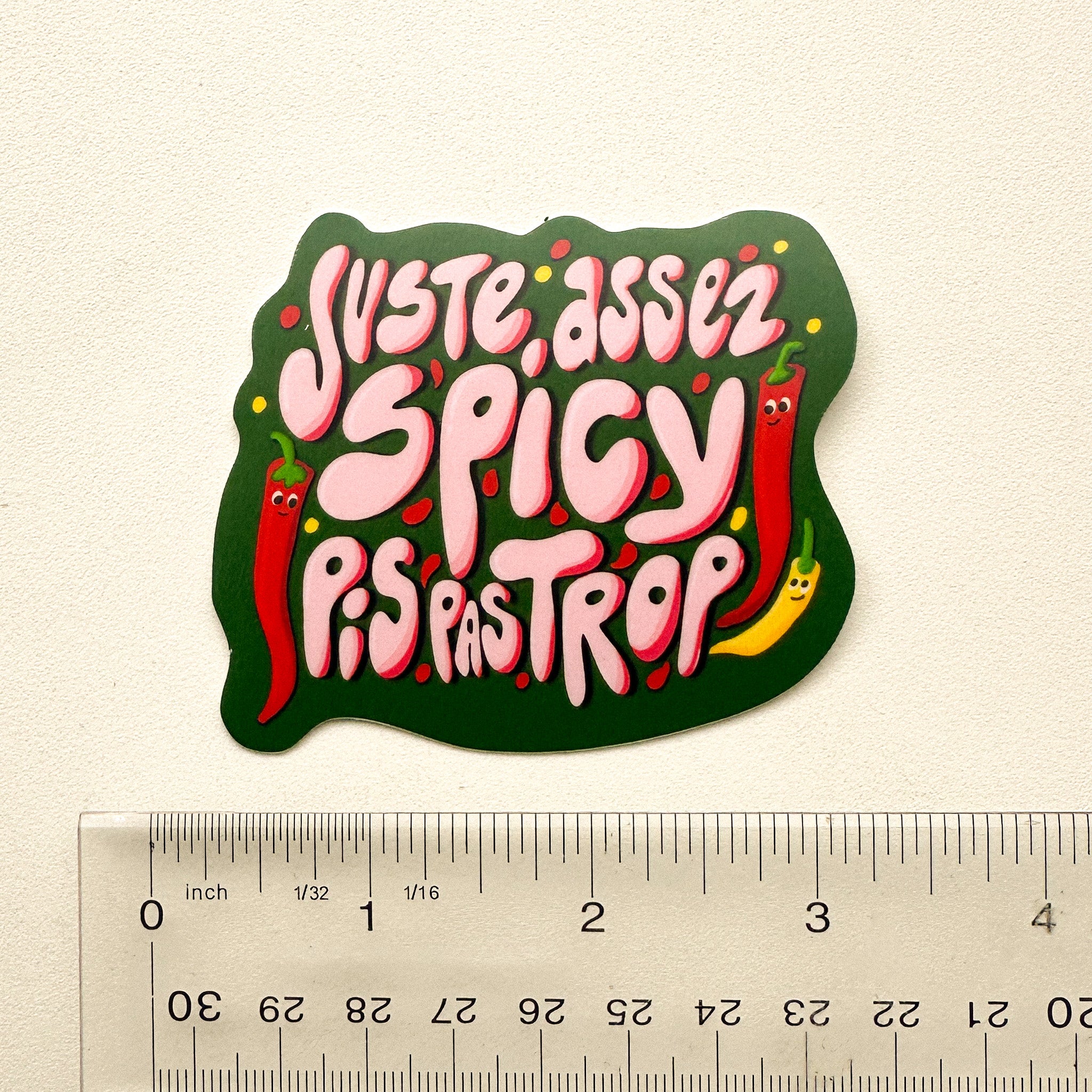 Autocollants - Juste assez spicy
