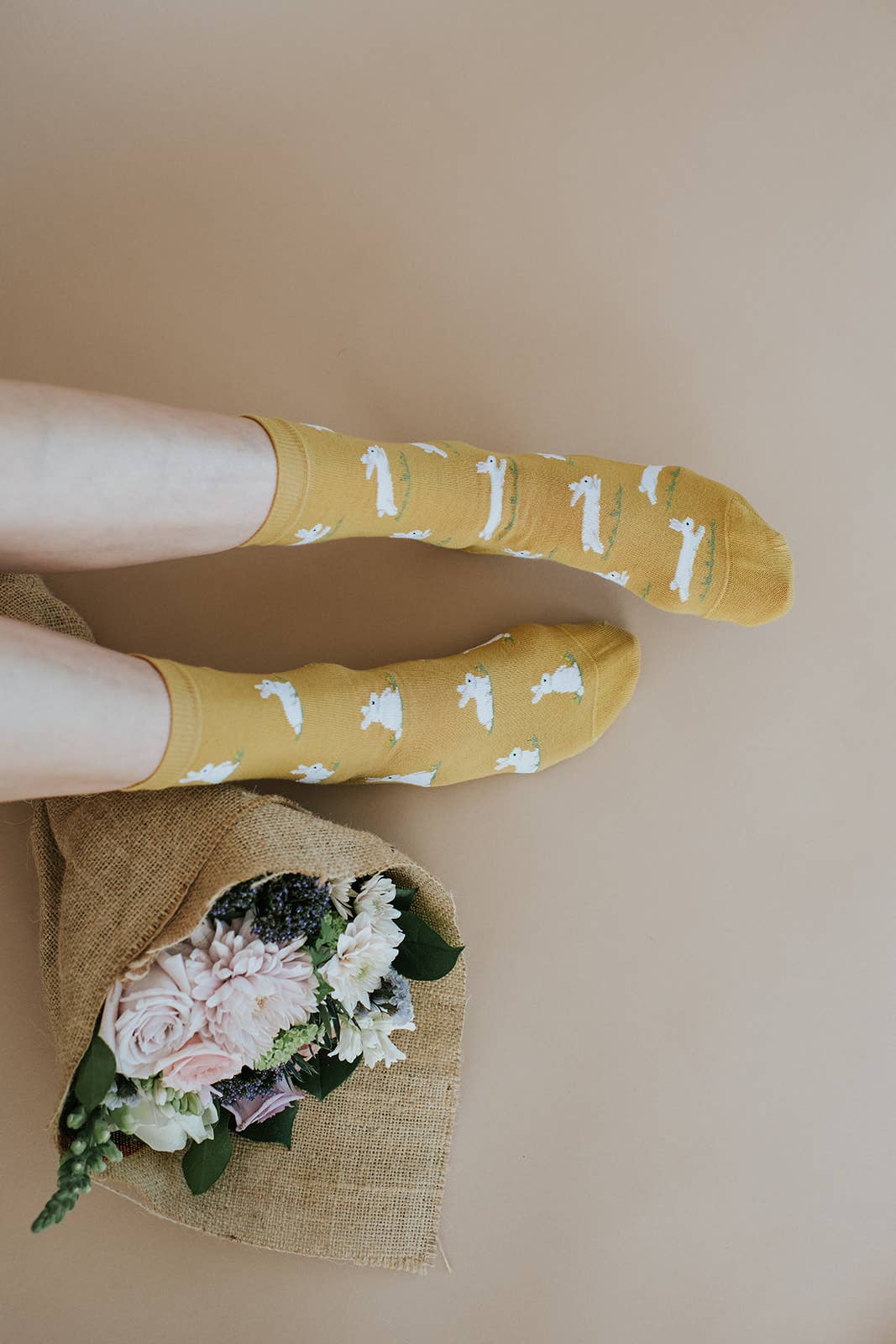 Chaussettes pour femme - lapins, lapins, lapins, chaussettes de Pâques.