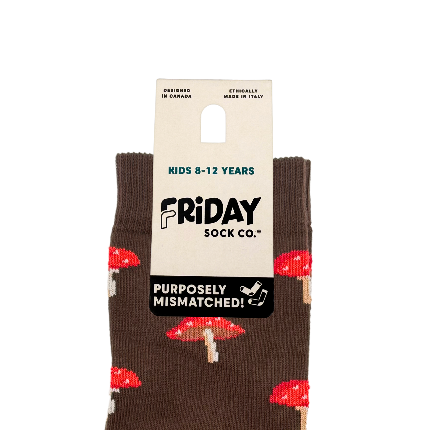 Friday Sock Co. - Chaussettes Champignon pour Enfant