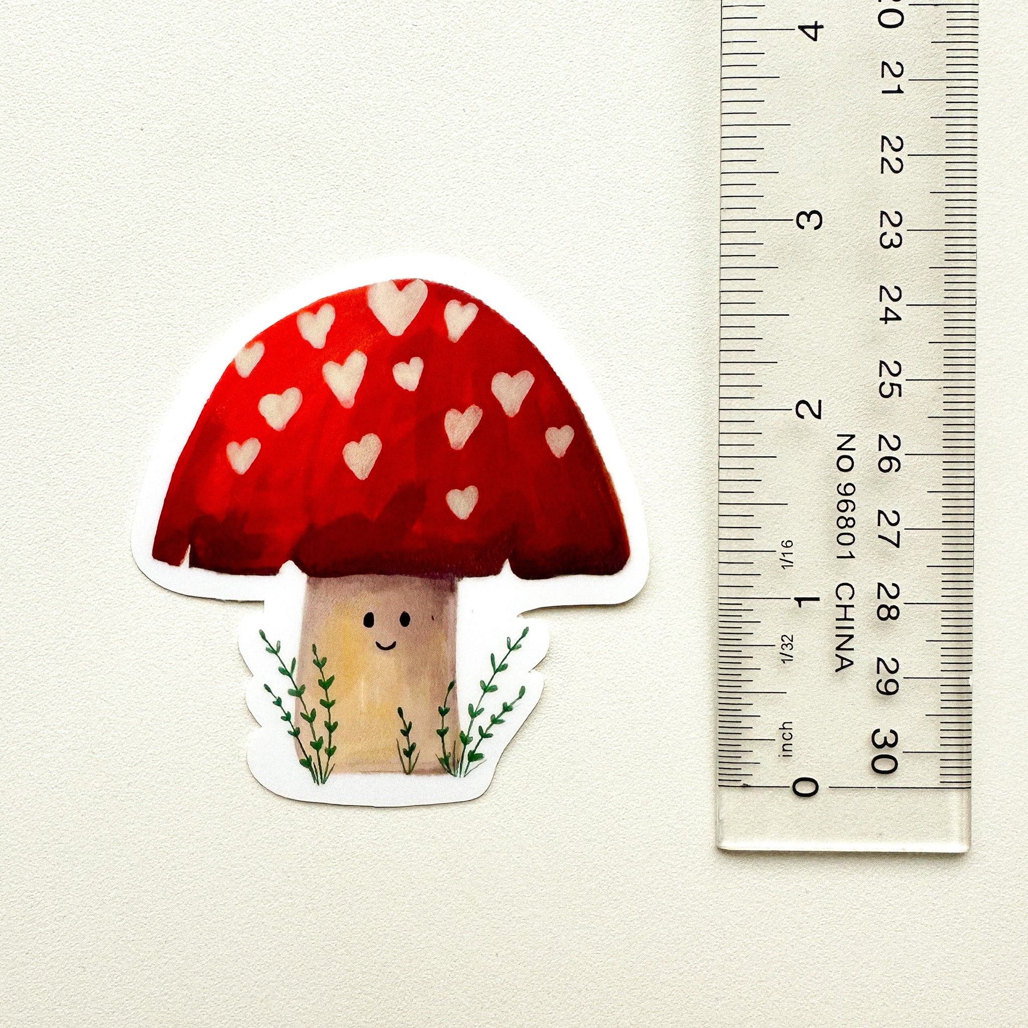 Autocollants - Le mignon champignon