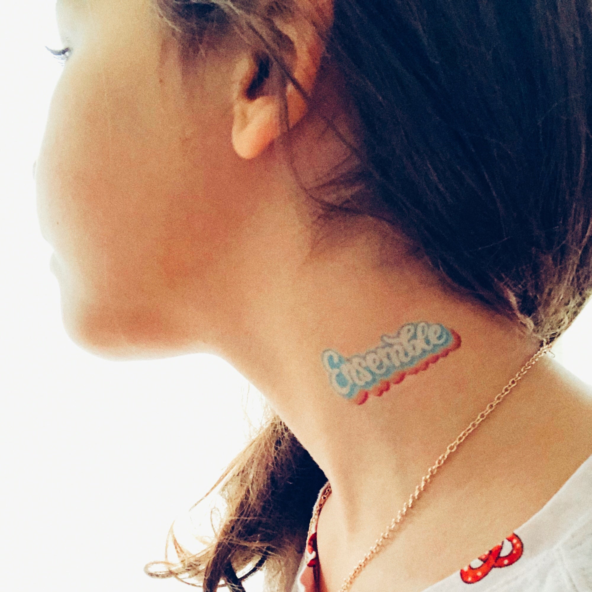 ensemble arc-en-ciel tatouage temporaire