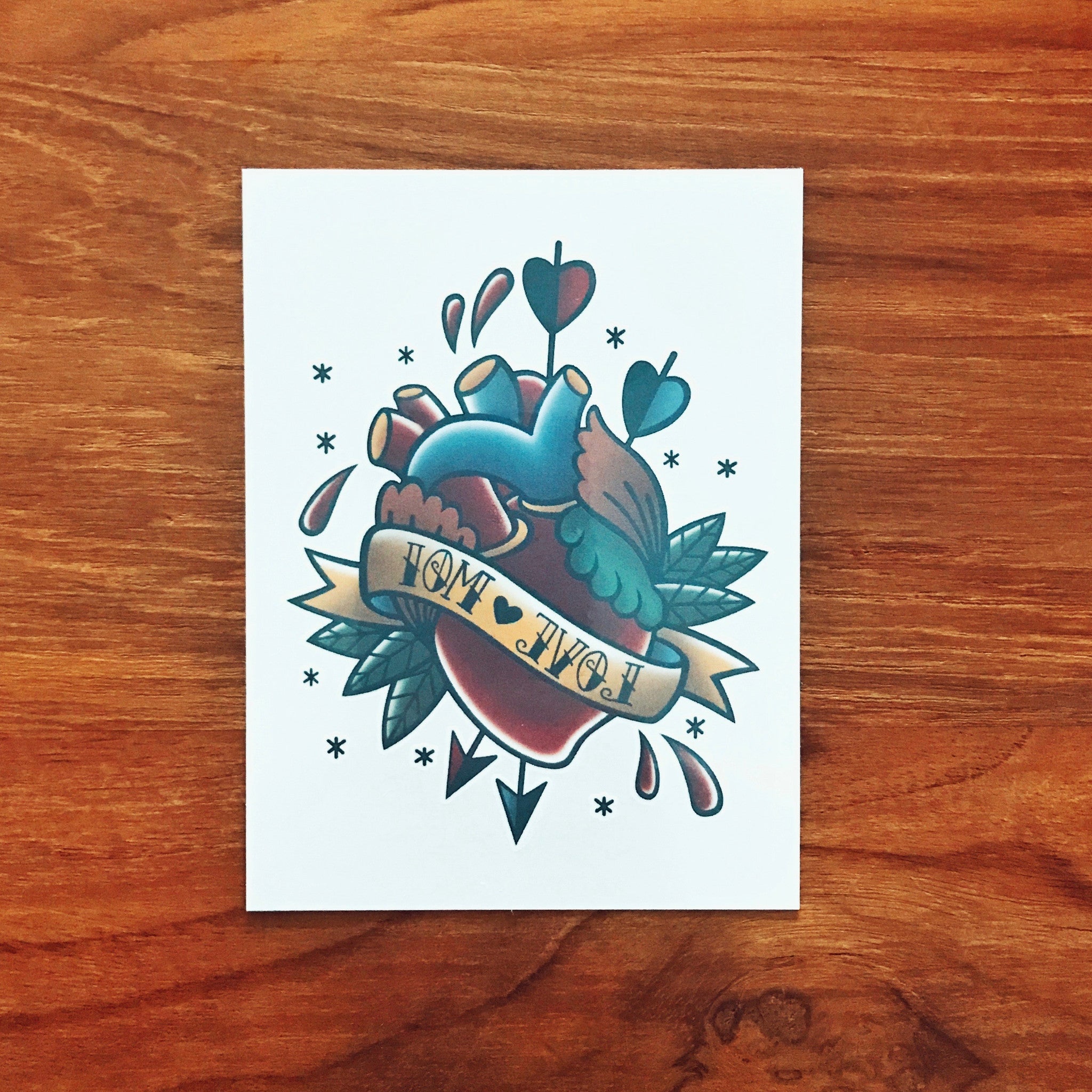 Tatouage Le coeur par Les tatoués Montréal